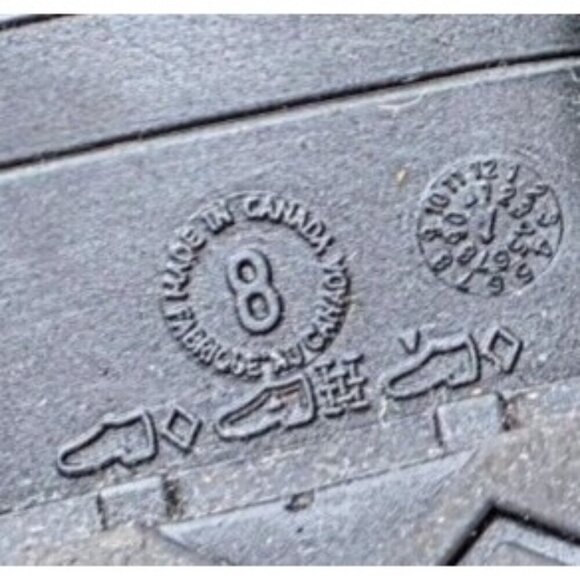 Kamik Jennifer Womens 7M Charcoal Grey Rubber Wellington Rain Winter Fall Boots - Picture 13 of 16